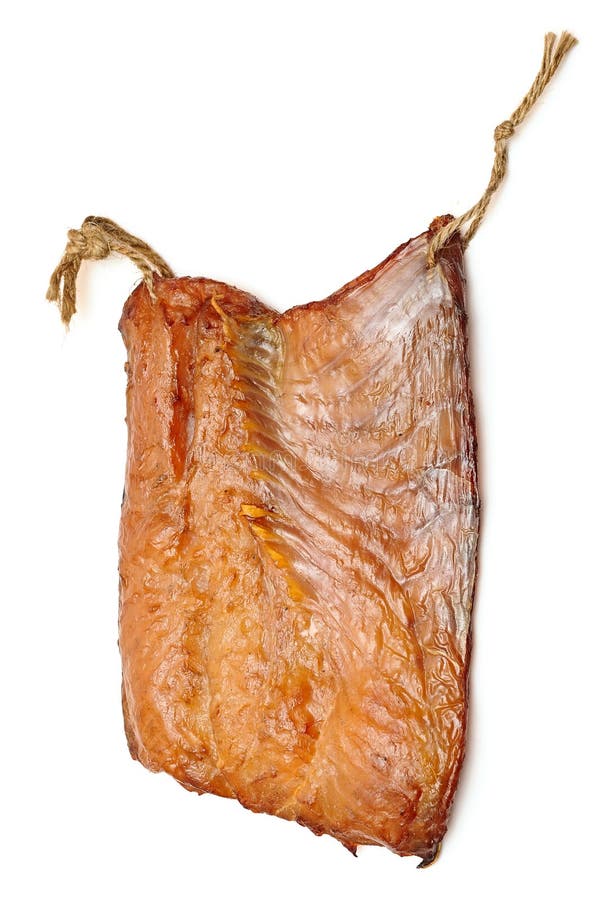 Pieces smoked fish