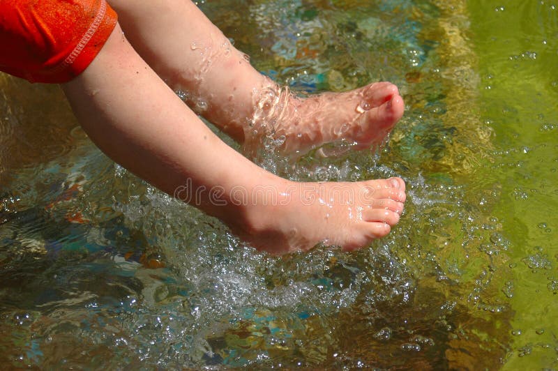 Piedi del bambino immagini stock Piedi del bambino immagini stock