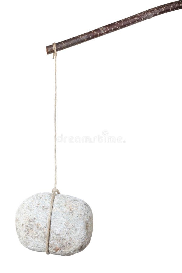 Piedra en un palillo foto de archivo libre de regalías Piedra en un palillo foto de archivo libre de regalías