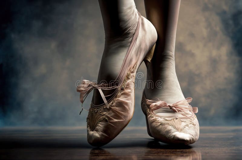 Pieds De Ballerine Dansant Dans La Chaussure De Ballet Photo stock - Image  du danseur, patte: 266122106