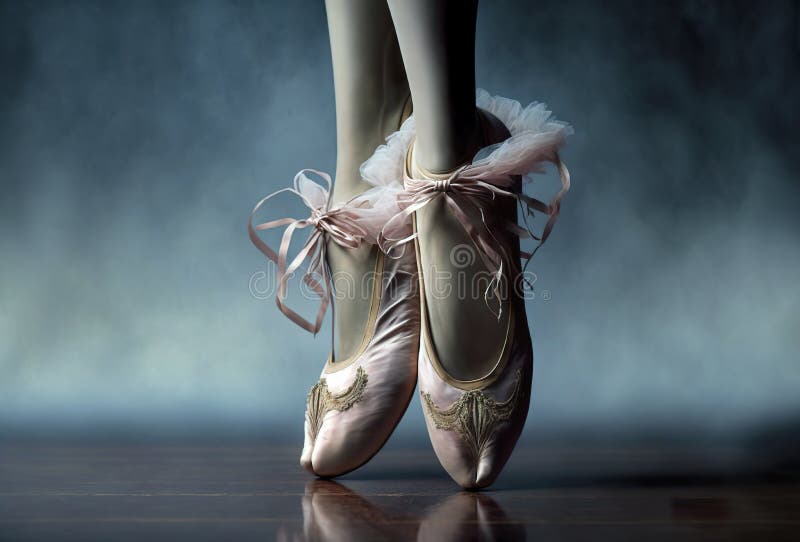 Pieds De Ballerine Dansant Dans La Chaussure De Ballet Photo stock - Image  du accomplissement, couleur: 266122118