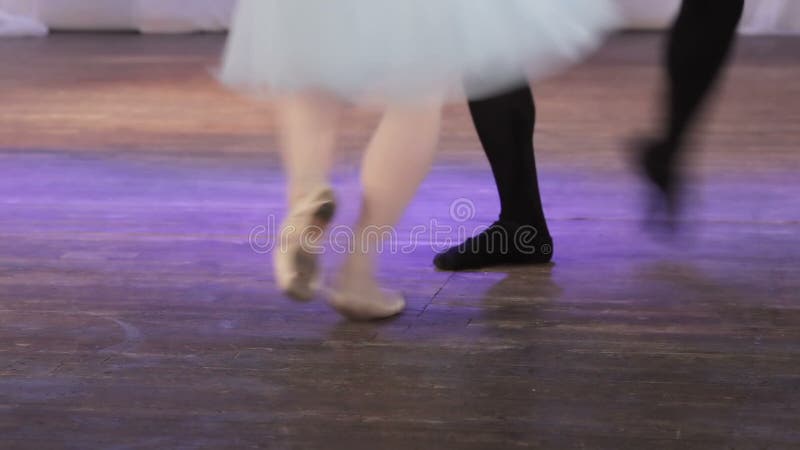 Pieds de paires de ballet