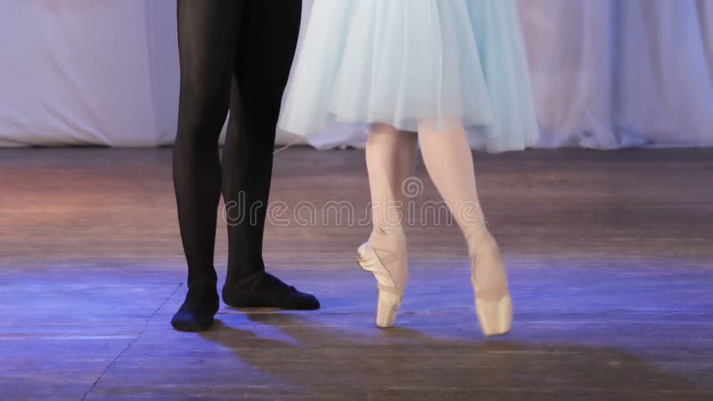 Pieds de paires de ballet