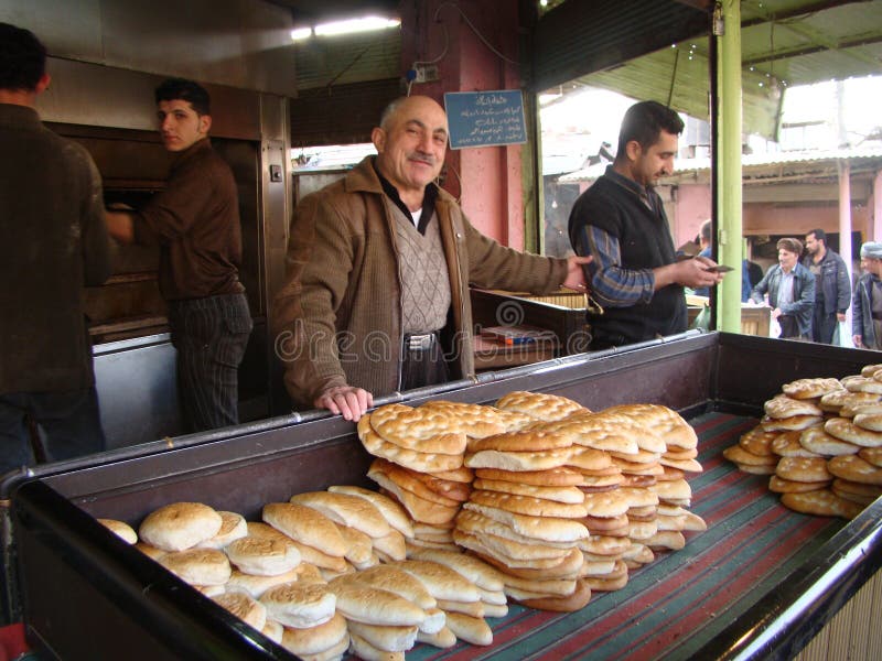 Piekarnia w W centrum Erbil, Irak zdjęcie royalty free Piekarnia w W centrum Erbil, Irak zdjęcie royalty free