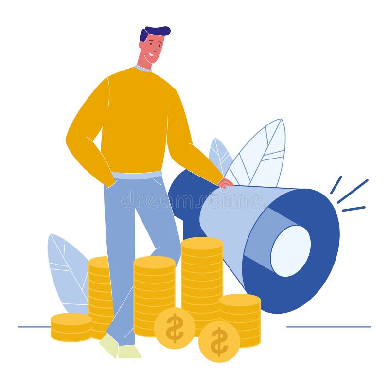 Pieniężna Ordynacyjna Płaska Wektorowa ilustracja ilustracji Pieniężna Ordynacyjna Płaska Wektorowa ilustracja ilustracji