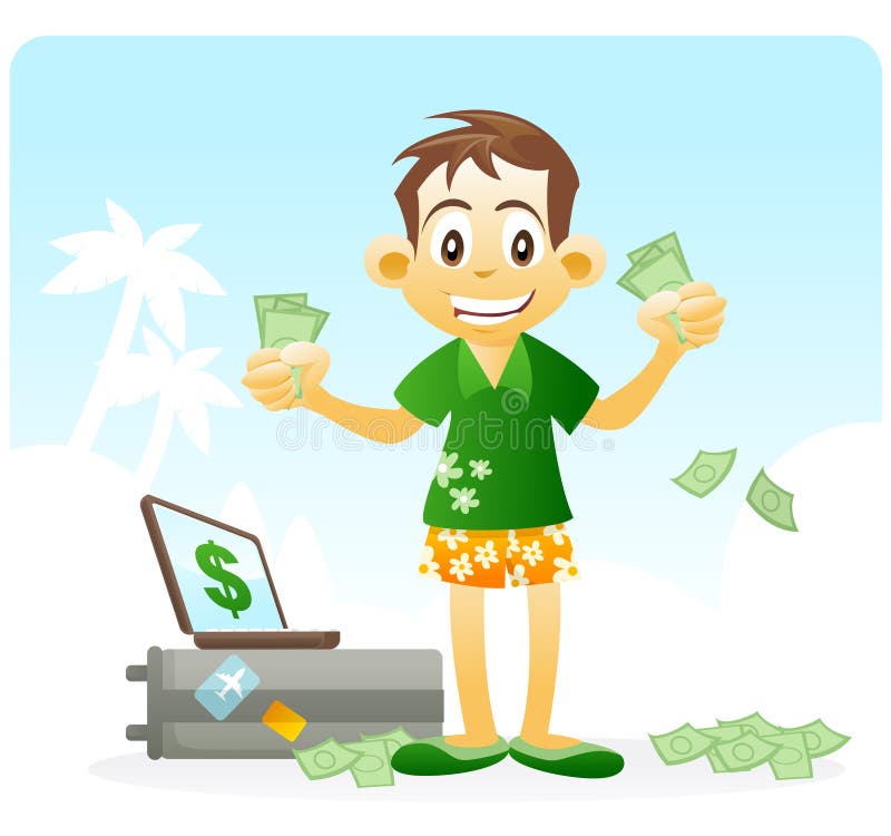 pieniężny wolności dochodu passive royalty ilustracja pieniężny wolności dochodu passive royalty ilustracja