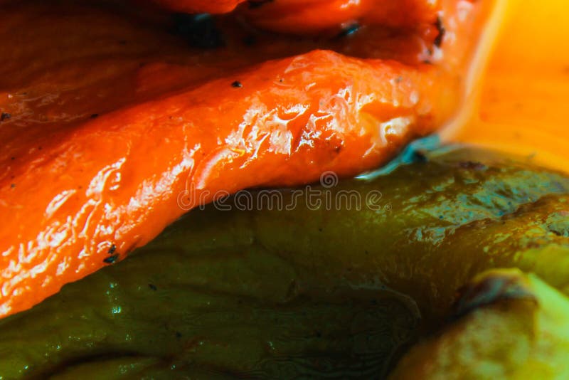 Pieprzowa szczegółu jedzenia powierzchnia Organicznie zdjęcia stock