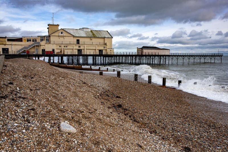 Pier at Bognor Regis, West Sussex, UK Stock Photo Image of bognor