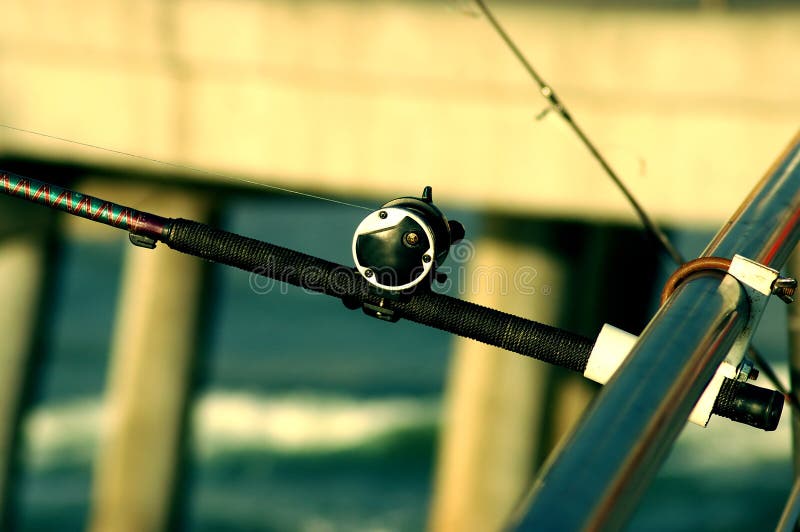 Pier Fishing stock image. Image of fishing, tackle, california 34729