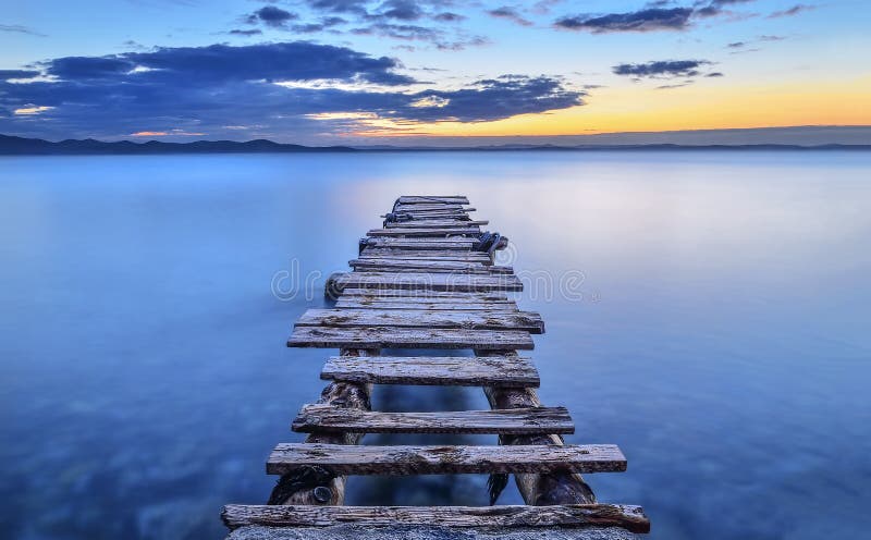 Pier royalty free stock images