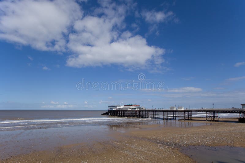 Pier at low tide