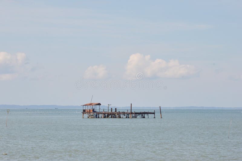 Pier royalty free stock photos