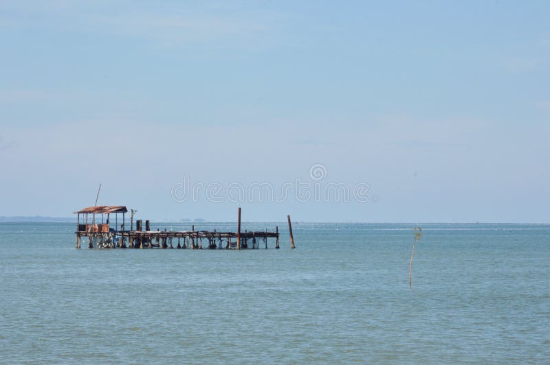 Pier stock photo