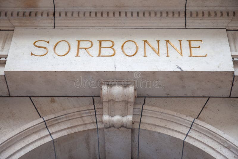 Pierre De Gravure De Sorbonne Image stock - Image du paris, sorbonne ...