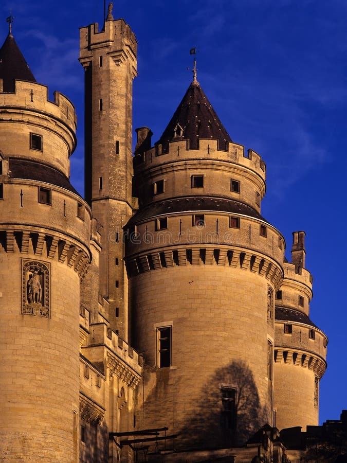 pierrefonds замка стоковые фото pierrefonds замка стоковые фото