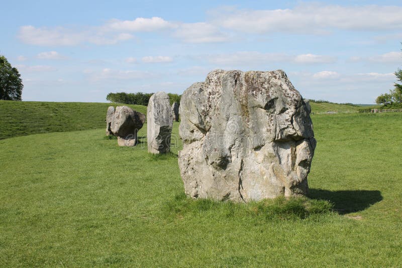 Pierres debout d'Avebury photographie stock Pierres debout d'Avebury photographie stock