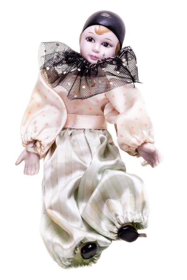 Pierrot doll stock image. Image of isolated, fantasy - 52073301