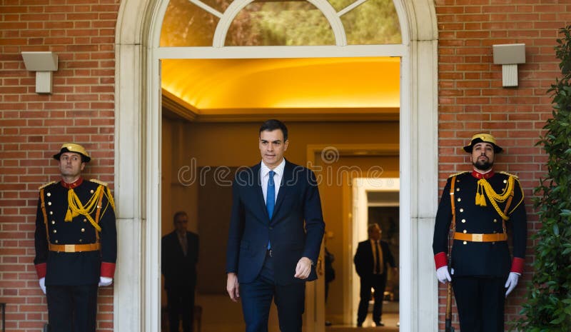 Pierwszorzędny minister Hiszpania Pedro Sanchez obrazy stock Pierwszorzędny minister Hiszpania Pedro Sanchez obrazy stock