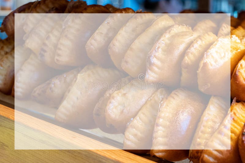 Pies on a Basket in a Bakery Stock Photo Image of fresh, store 212960532