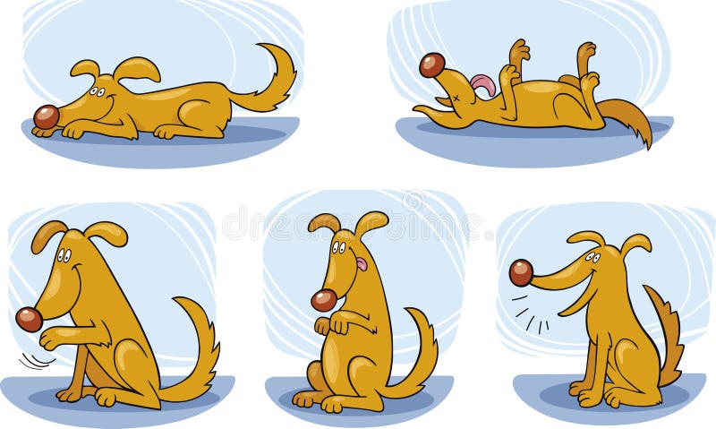 pies sztuczki ilustracja wektor pies sztuczki ilustracja wektor