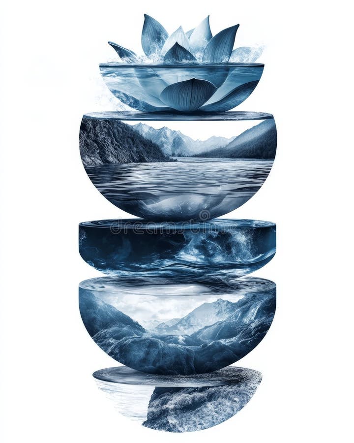 Pietre di marmo blu impilate disposte in composizione verticale calmante che rappresentano la forza di tranquillità nelle terme d'. Ai illustrazione delle pietre di marmo blu impilato disposte in una composizione verticale calmante che rappresenta la forza e la tranquillità in un disegno vettoriale di ispirazione artistica termale immagini di alta qualità immagini di marmo blu generato artificialmente pietre impilate e resistenza alla composizione verticale e tranquillità immagini di progettazione termale.