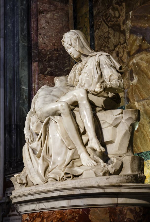 Piety of Vatican - sculptural group in marble by Michelangelo