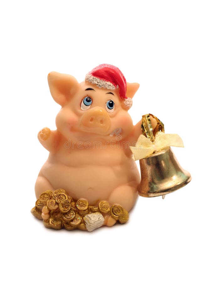 Pig and bell