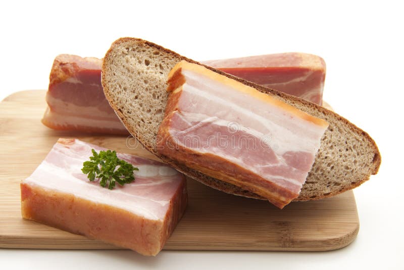 Pig meat with bread