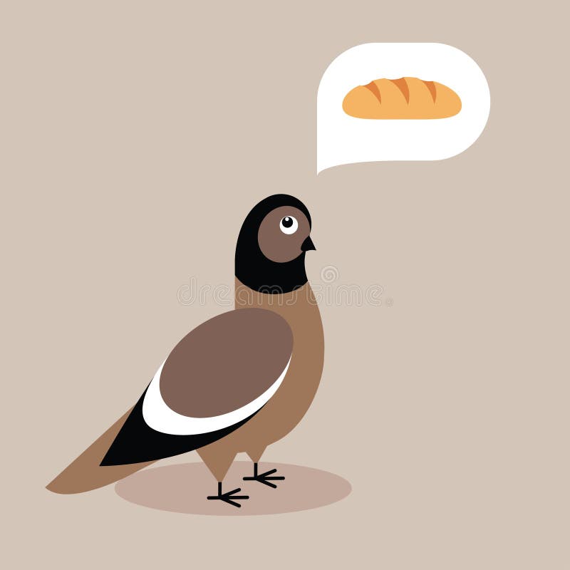Pigeon illustration libre de droits Pigeon illustration libre de droits