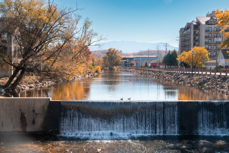Historic Old Mill District in the Tourist Area of Pigeon Forge TN