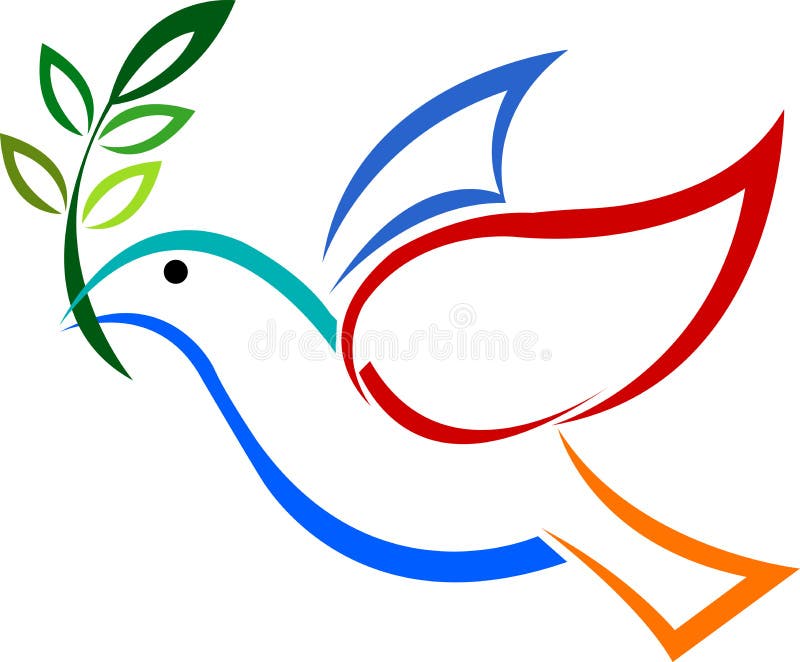 Pigeon logo royalty free illustration Pigeon logo royalty free illustration