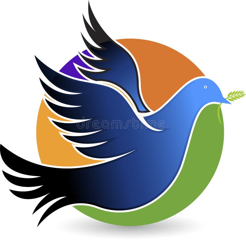 Premium Vector | Pigeon dove bird silhouette logo design