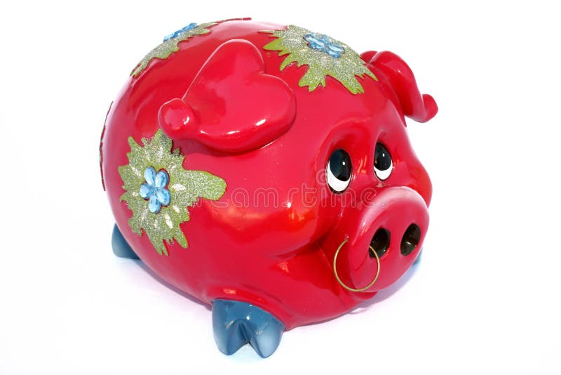 Eco Friendly Piggy Bank stock image. Image of financials 7551753