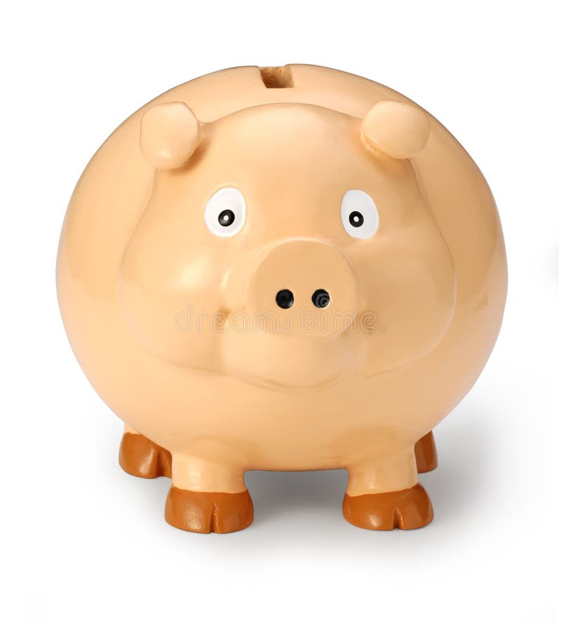 Fat Piggy Bank stock image. Image of saving, future, savings 3767225