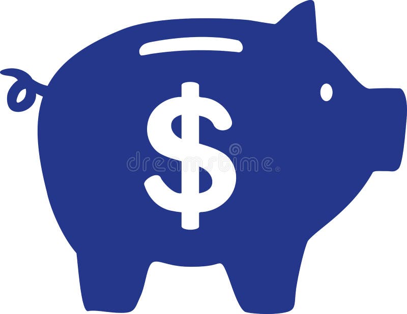 Piggy Bank with dollar sign