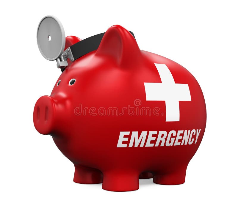 Emergency Fund stock illustration. Illustration of concept 85611066