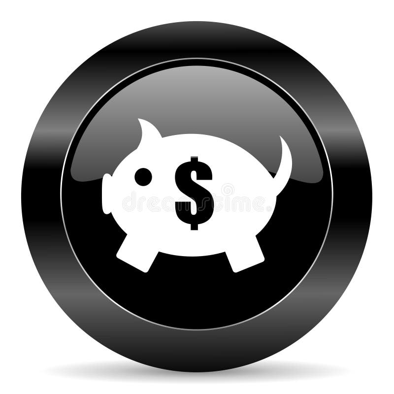 Piggy bank icon stock illustration. Illustration of cash 72947236