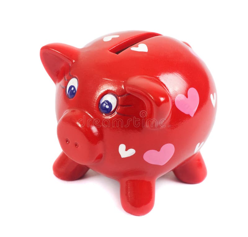 Piggy bank in love