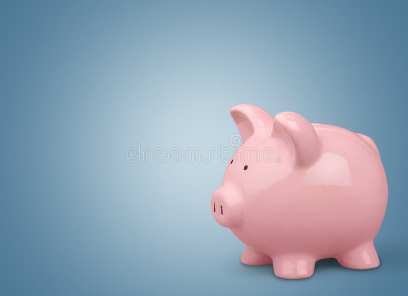 Piggy Bank Pig Savings Coin Bank Pink Isolated White Background