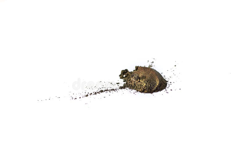 Pigmento colorato marrone del duochrome luminoso e verde prismatico Polvere cosmetica sciolta Colore che cambia ombretto schiacci immagine stock Pigmento colorato marrone del duochrome luminoso e verde prismatico Polvere cosmetica sciolta Colore che cambia ombretto schiacci immagine stock