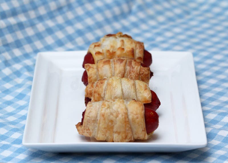 Pigs in blanket stock photo. Image of plat, cuisine, horizontal 55166554