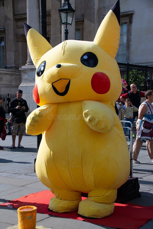 Fantasia Pikachu Inflável Pokemon Infantil Cosplay Pokemon