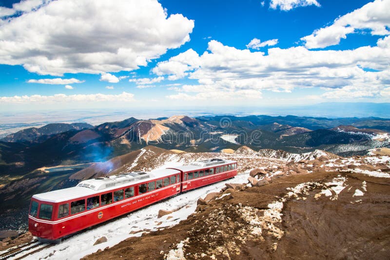 Pikes Peak Cog Railway Red Train