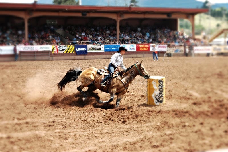 Pikes peak rodeo royalty free stock image