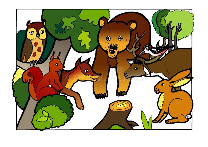 Download Forest Colouring Stock Illustrations 1 139 Forest Colouring Stock Illustrations Vectors Clipart Dreamstime