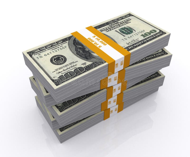 Pila de dinero ilustración del vector Pila de dinero ilustración del vector