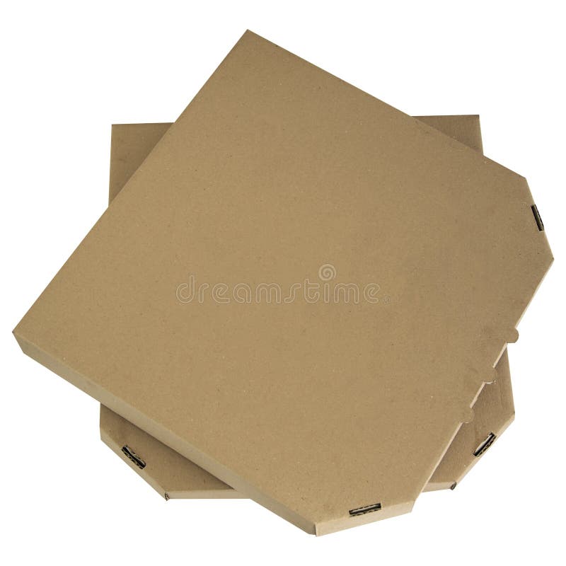 Pila de las cajas de la pizza aislada Opinión de ángulo superior de cartulinas marrones en el fondo blanco Paquete vacío de la pl imagenes de archivo Pila de las cajas de la pizza aislada Opinión de ángulo superior de cartulinas marrones en el fondo blanco Paquete vacío de la pl imagenes de archivo