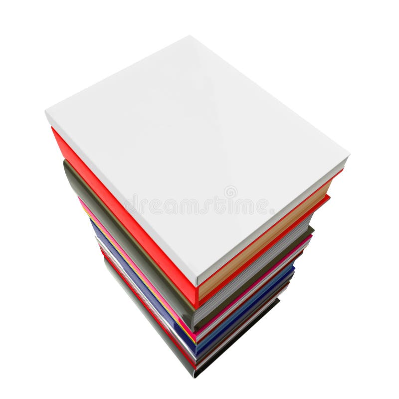 Pila de libros, primer stock de ilustración
