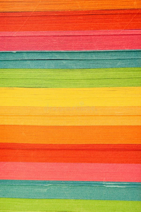 Montón de papel de colores fotografía de archivo libre de regalías