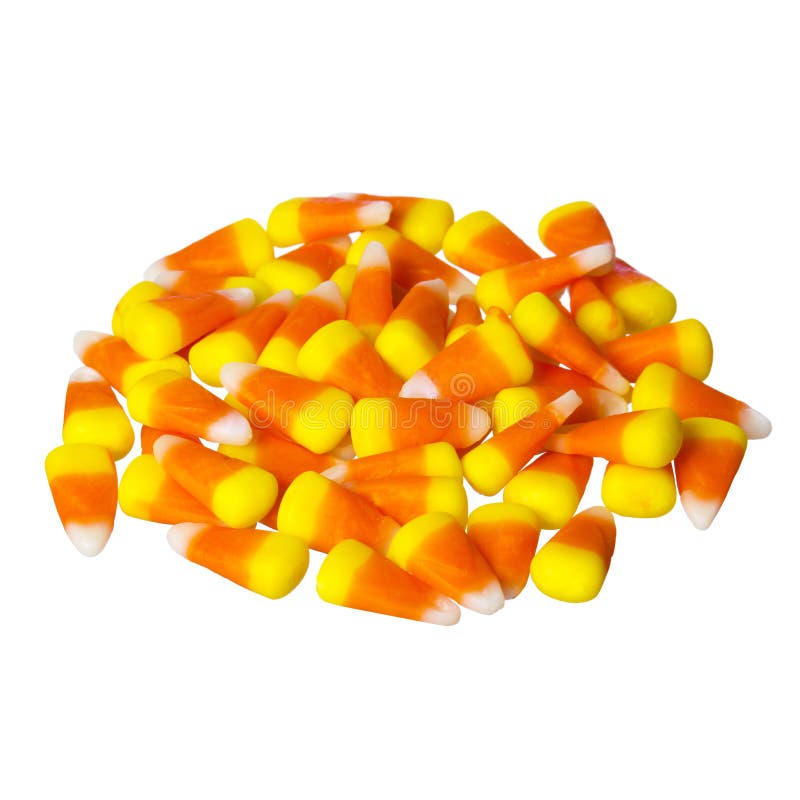 Pila de pastillas de caramelo para Halloween, aisladas fotografía de archivo libre de regalías Pila de pastillas de caramelo para Halloween, aisladas fotografía de archivo libre de regalías